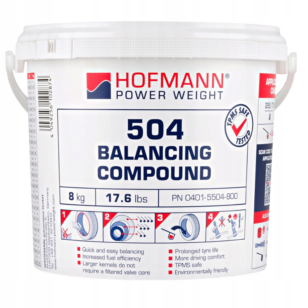 

Granulat proszek do wyważania kół 8KG Hofmann 504