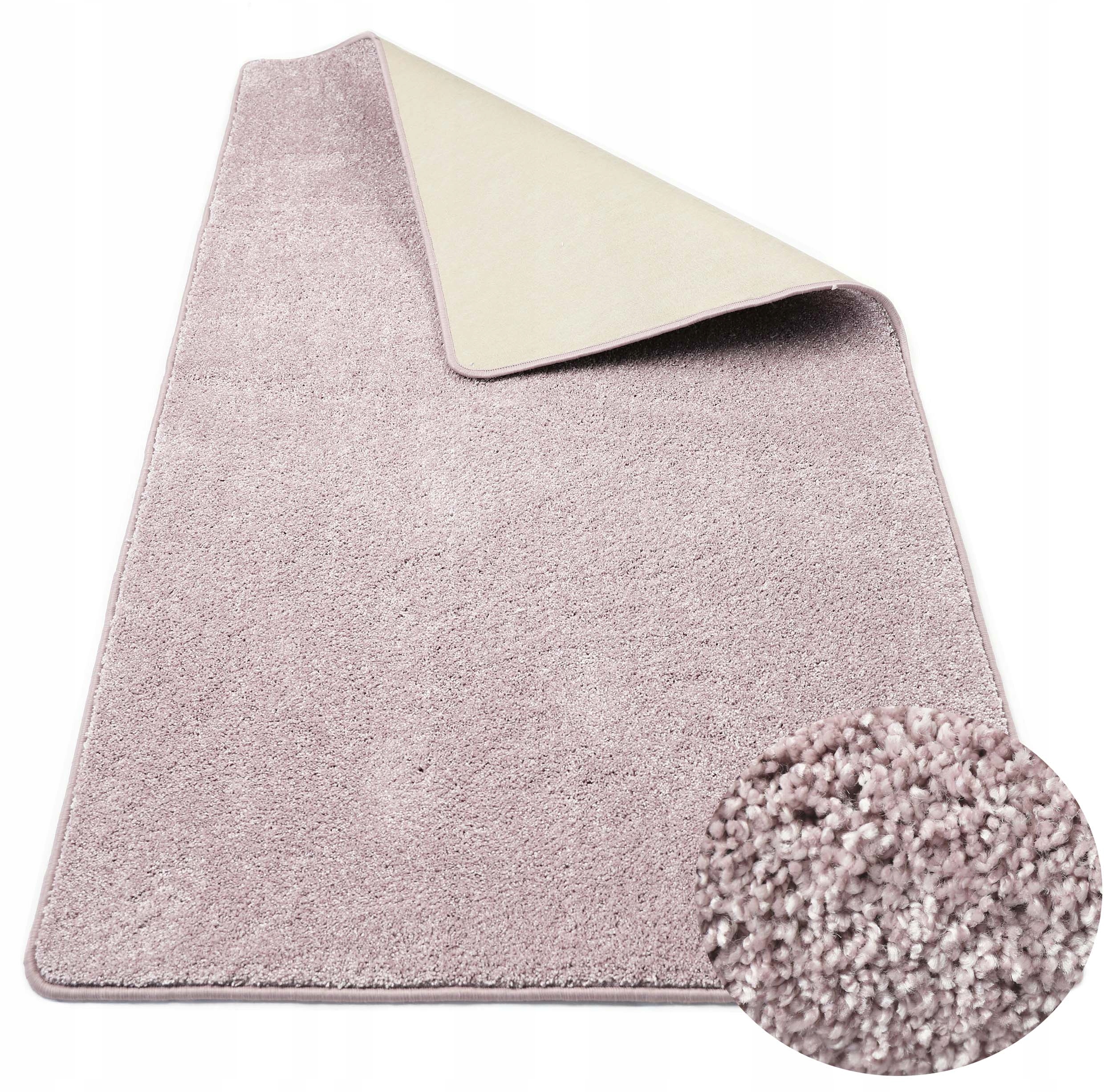 Koberec Do Pokoje Tlustý Hustý Měkký Růžový Beverly 100x150 cm