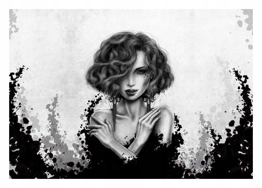 Fototapeta Žena Art Deco vinylová abstrakcia 416x254 lepidlo