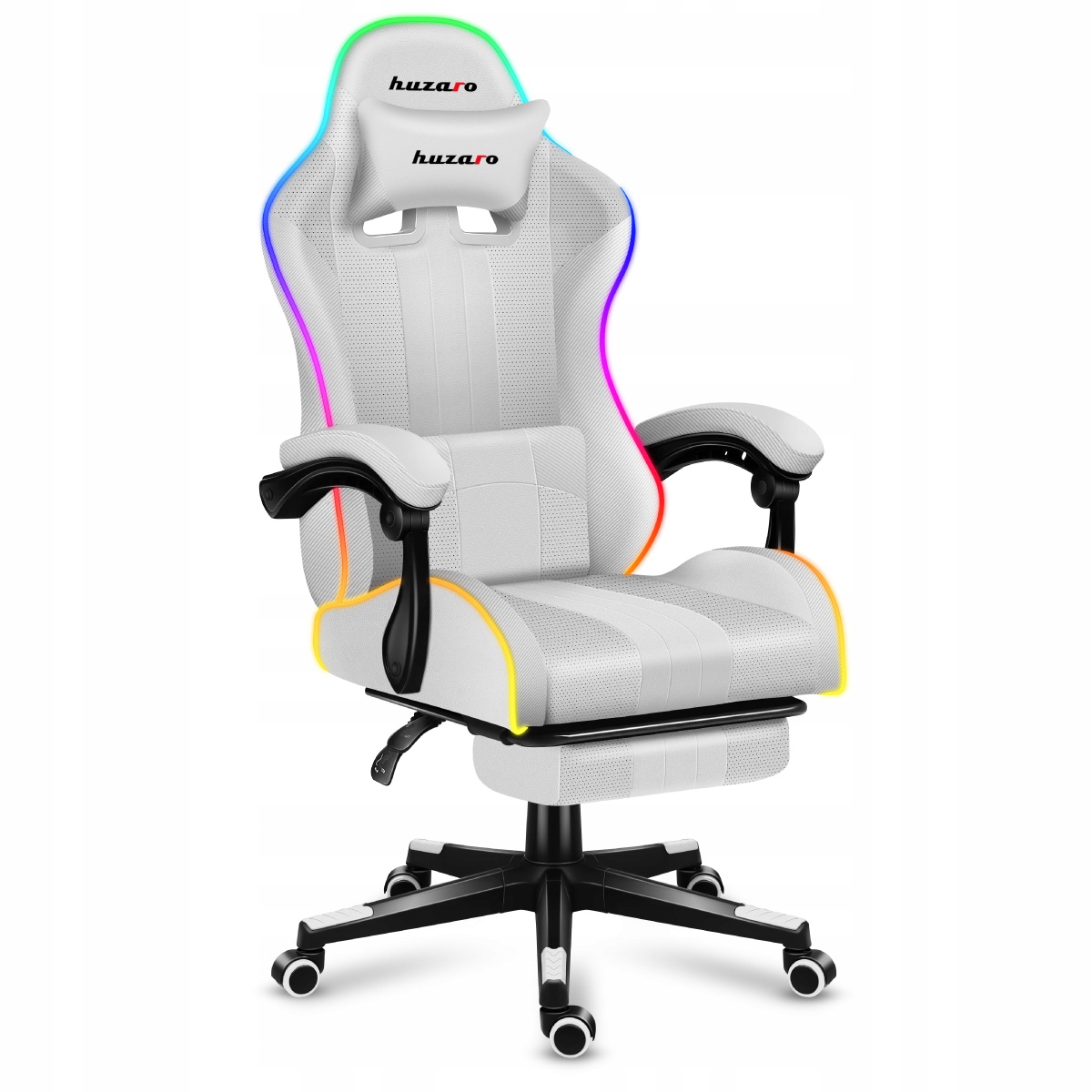 

Fotel Gamingowy Huzaro Force 4.7 White Rgb