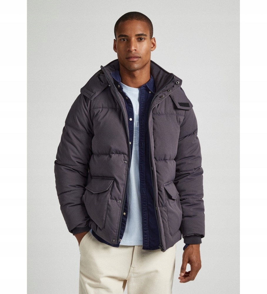 Pepe Jeans Šedá Péřová Bunda (M)