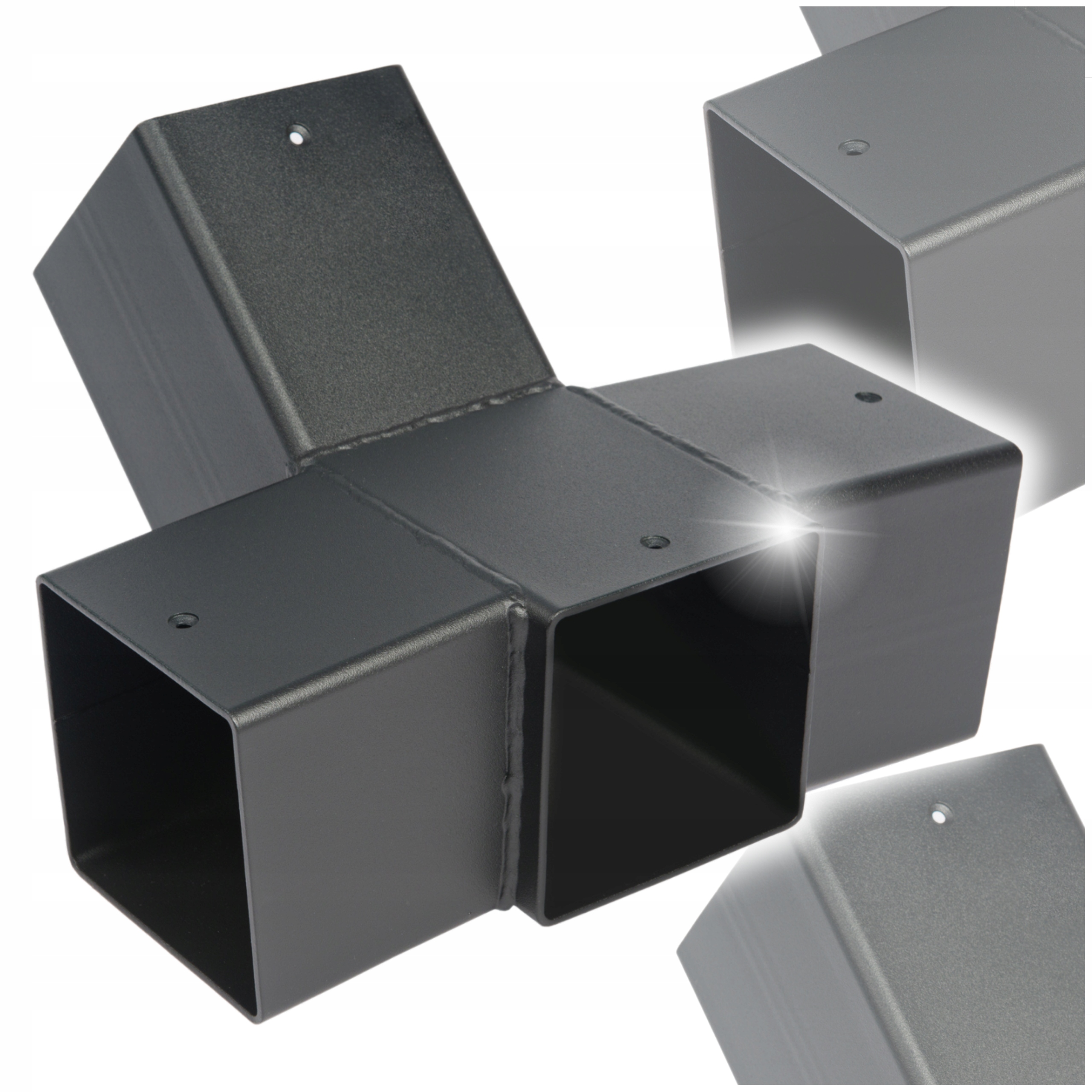 Noga do Hamaka Bujaka Mocna Wytrzymały Solidny Stelaż 120x120Łącznik Czarny