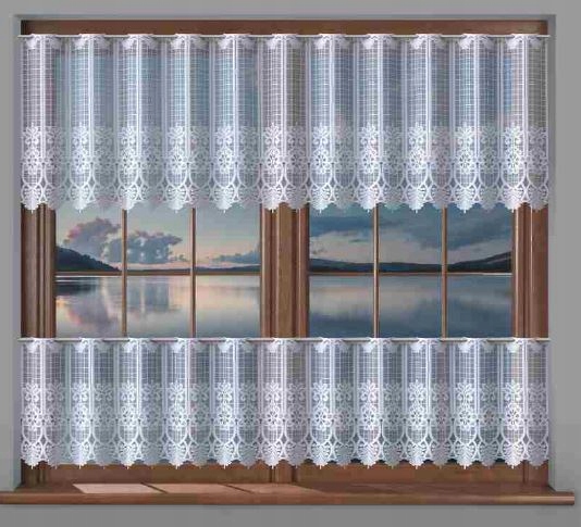 

Mg zazdrostka żakard 667/3 biała 75cm polski