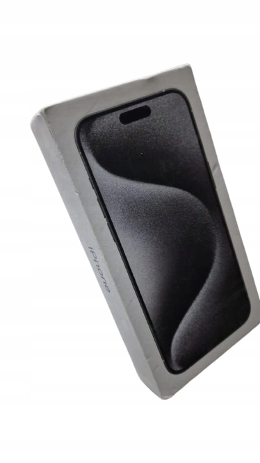 ORYGINALNE PUDEŁKO APPLE IPHONE 15 PRO MAX BLACK TITANIUM pudelko box