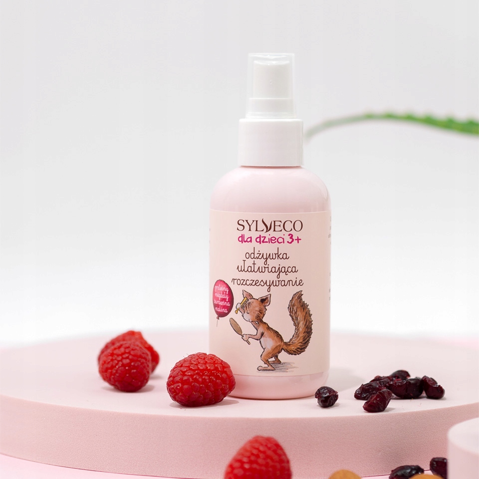 SYLVECO MALINOWY ZESTAW DLA DZIECI SZAMPON ODŻYWKA Typ włosów do każdego typu włosów