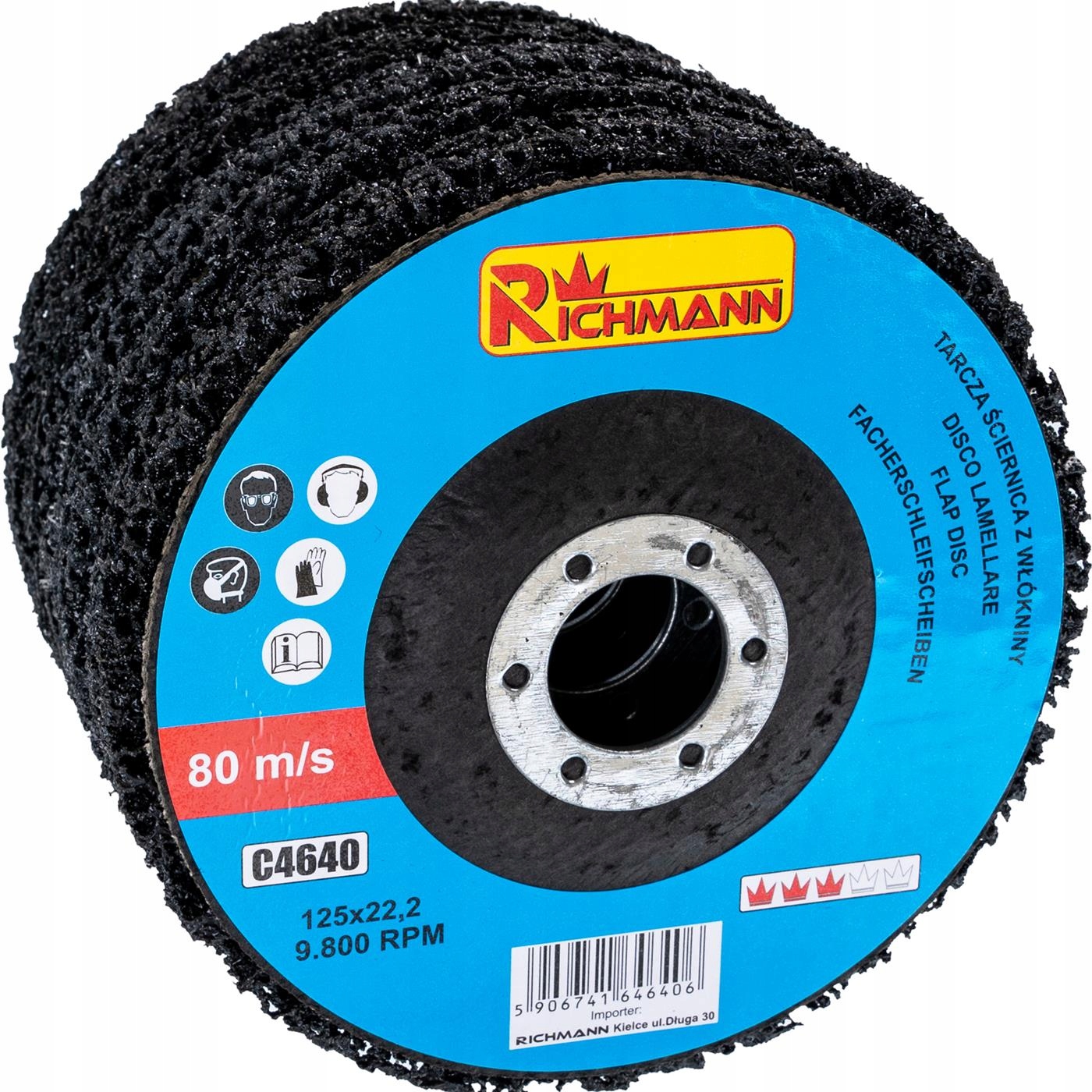 C4640 TARCZA SCIERNICA Z WLOKNINY 125 MM 5 SZTUK R Producent code c4640