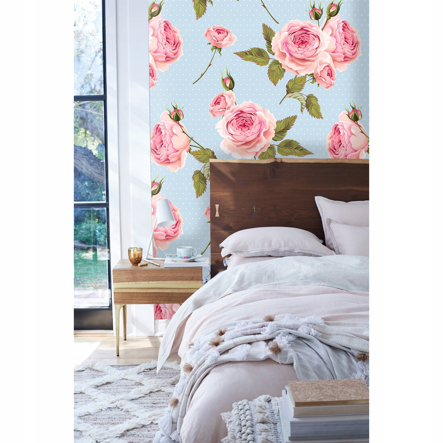 

Tapeta flizelinowa Angielskie róże 416x254 + klej