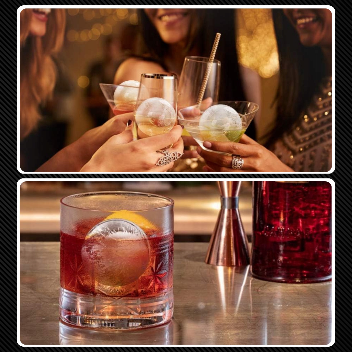 FORMA SILIKONOWA DO LODU KOSTEK FOREMKA FOREMKI NA KOSTKI KULE DUŻE XXL Marka oRMarket