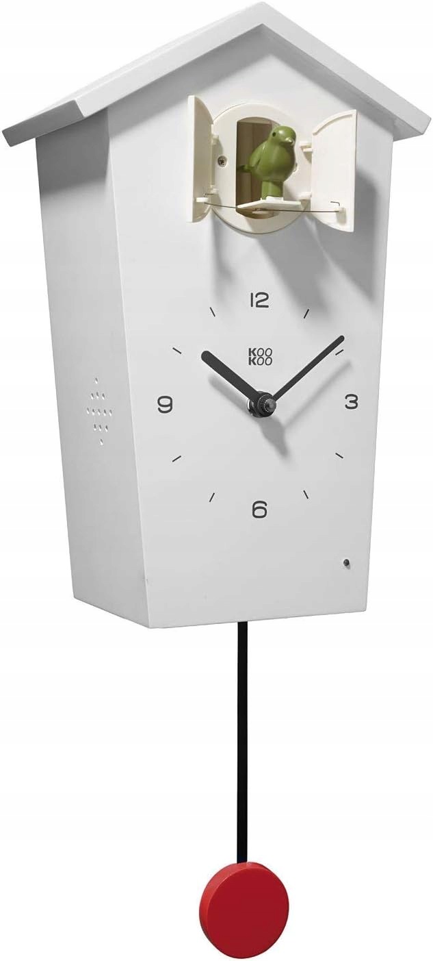 Hodinky Kookoo BirdHouse medené 12 prirodzených hlasov vtákov k290