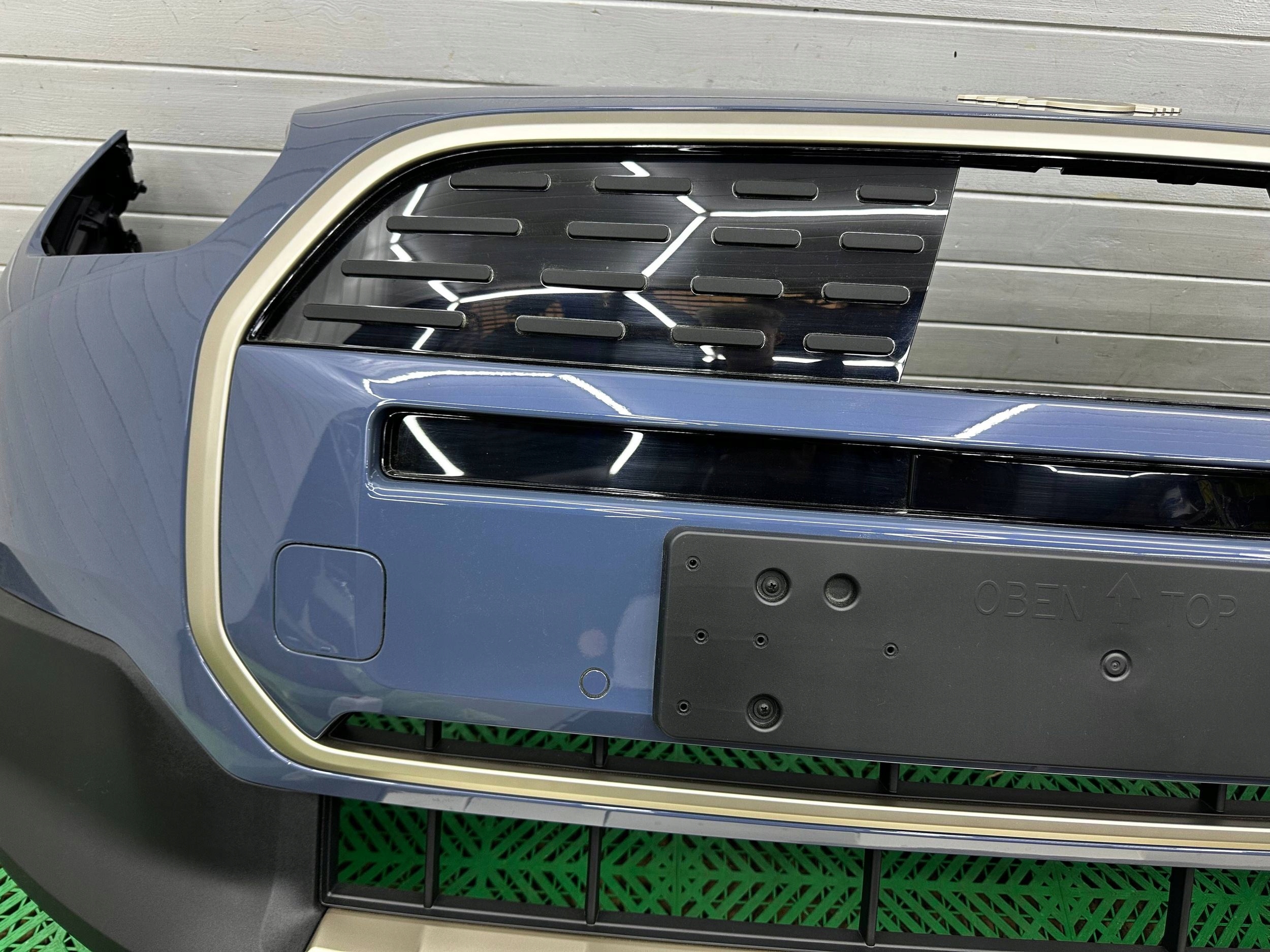front bumper complete front Mini Countryman U25 WC70 SLATE BLUE