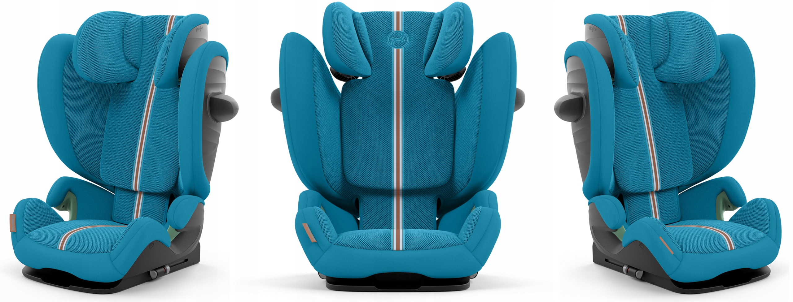 Fotelik Cybex Solution G Plus i-Fix 100-150cm ADAC Beach Blue Głębokość produktu 40.5 cm