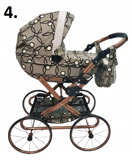 Wózek dla lalki głęboki Retro lalkowy Duży Polski Kod producenta 02