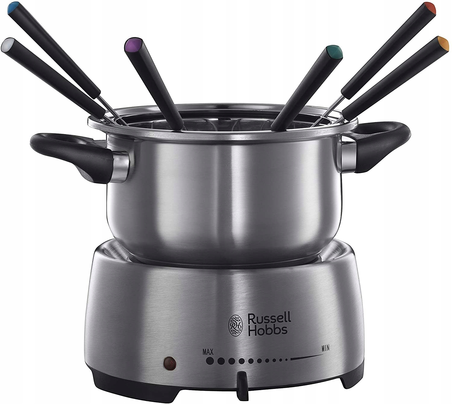Zestaw do fondue Garnek stalowy 6 osób elektryczny Russell Hobbs 1,2l 1200W