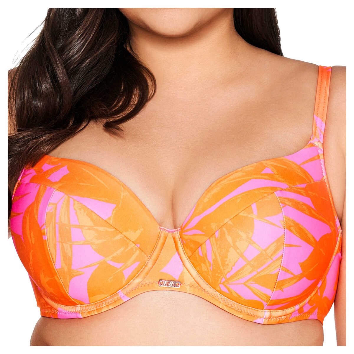 Ava Plavková podprsenka vyztužená podprsenka Sk 214 tangerine 85D