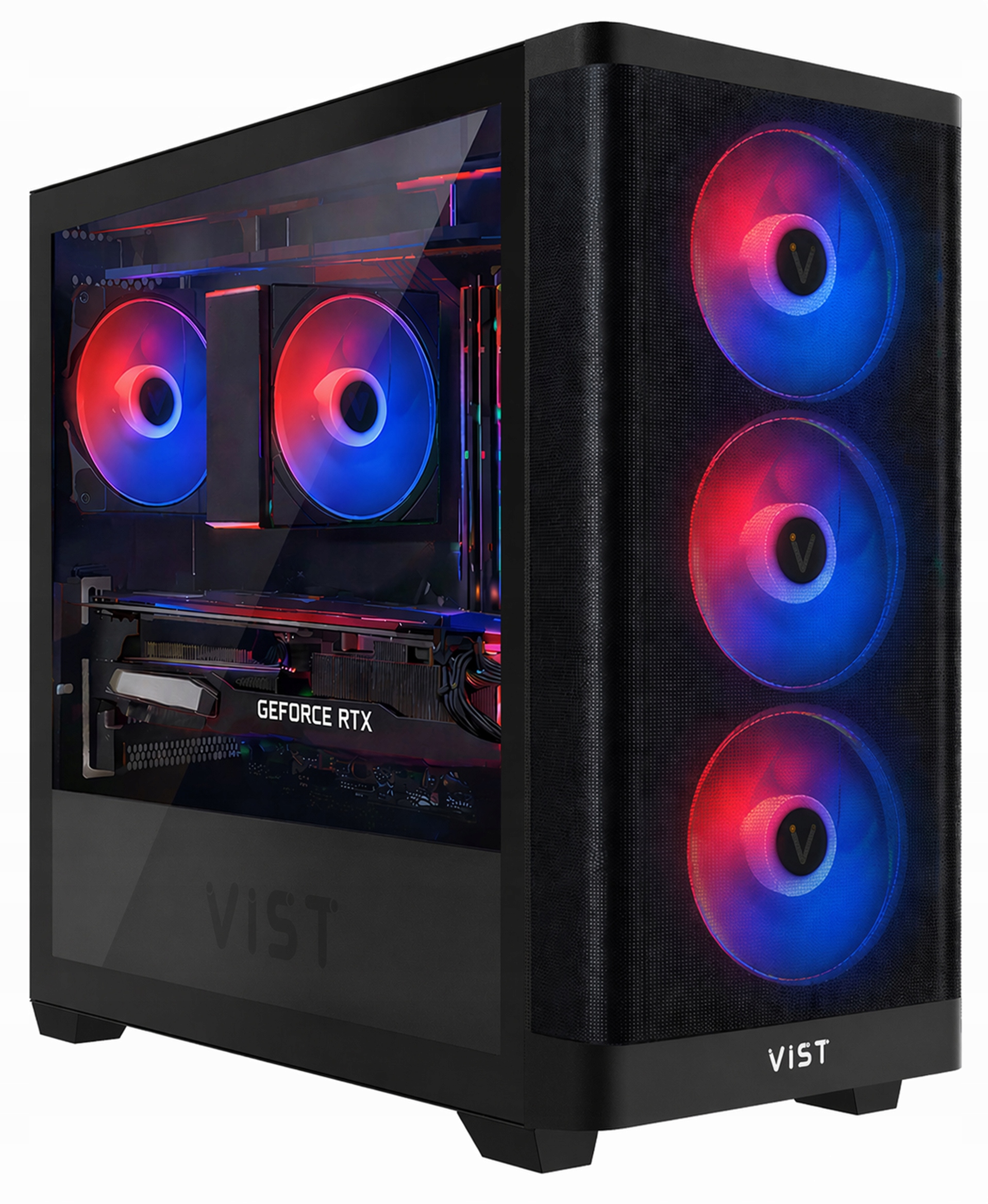 Vist Pro Pc Ryzen 7 5700X Rx 9060 Xt 32GB Ssd 1TB Wifi W11 Dlss 4