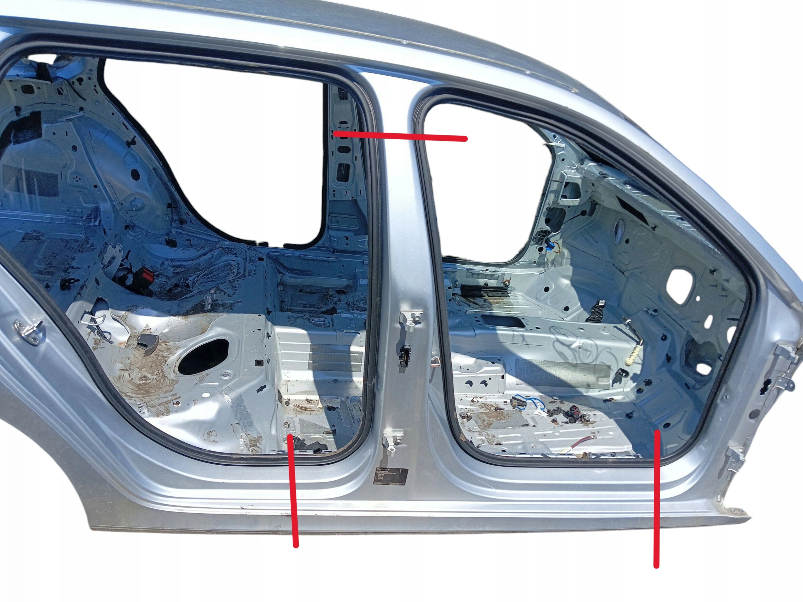 threshold right pillar central B SKODA OCTAVIA IV KOMBI LAK: LA7W (19-24)