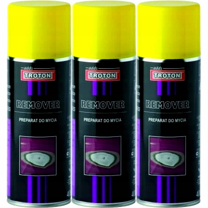 Preparat do mycia usuwania Troton Remover Spray 3 x 400ml Mocny Skuteczny