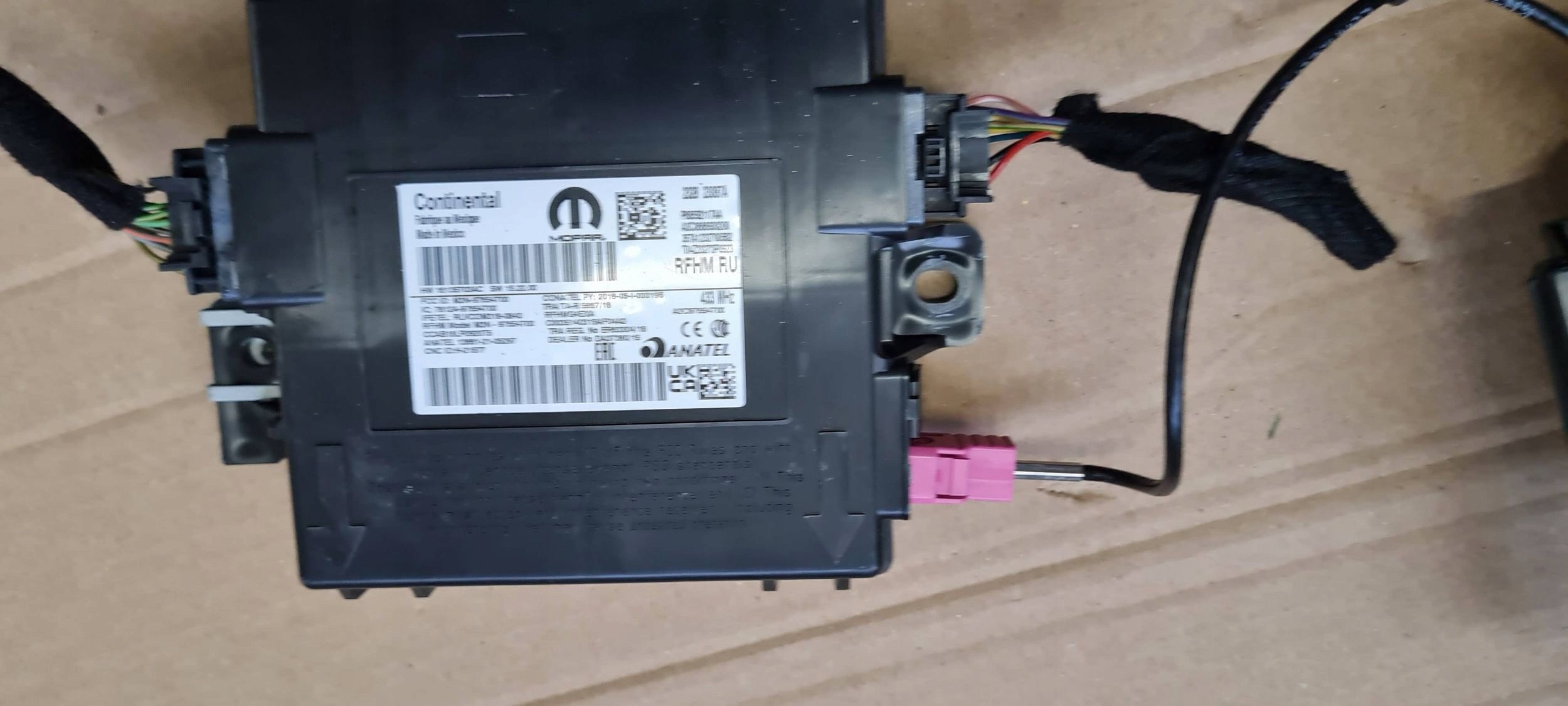 Chrysler Pacifica 2022 modulo Centralina CONTROLE P68592117AA
