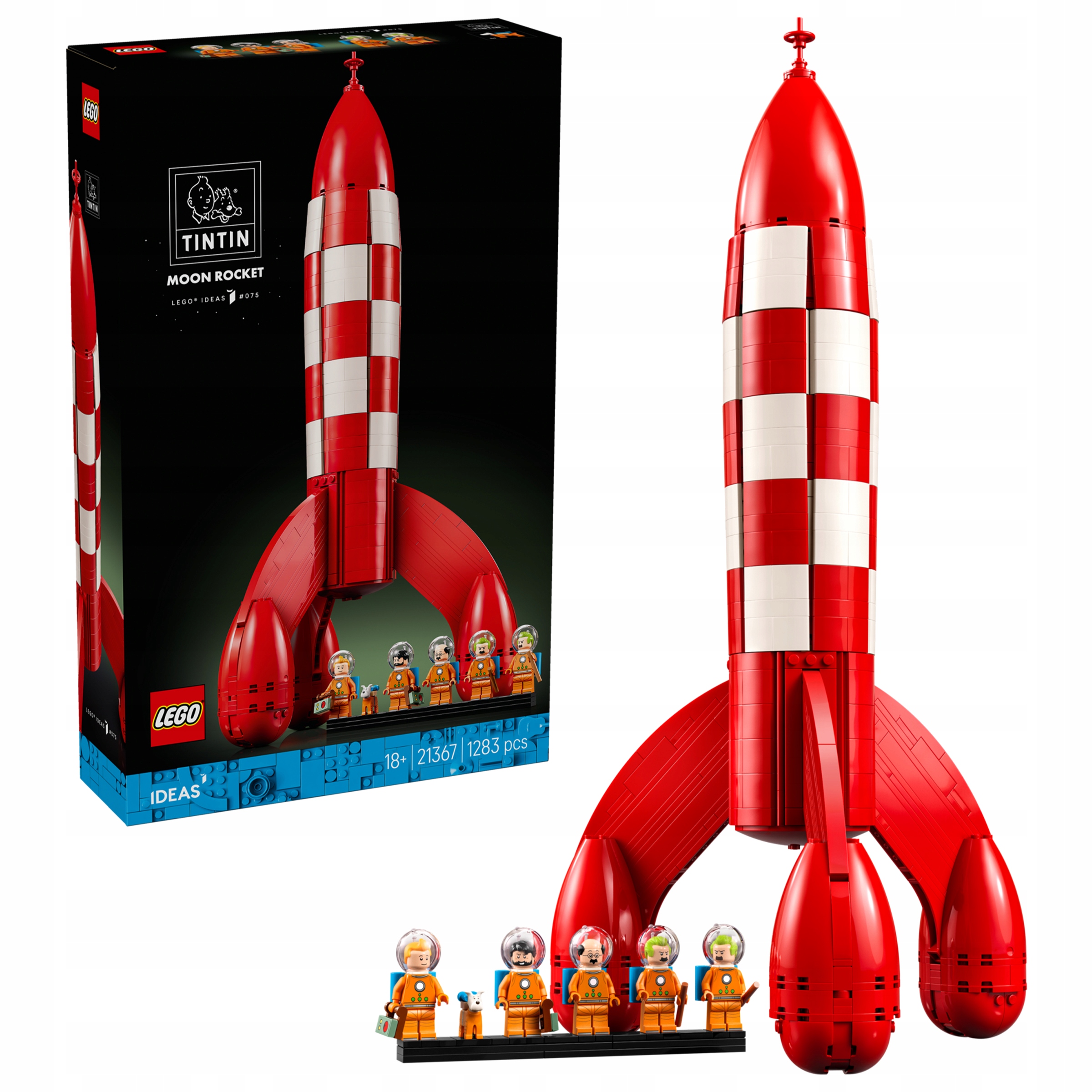 Lego Ideas 21367 Tintin a raketa na Měsíc