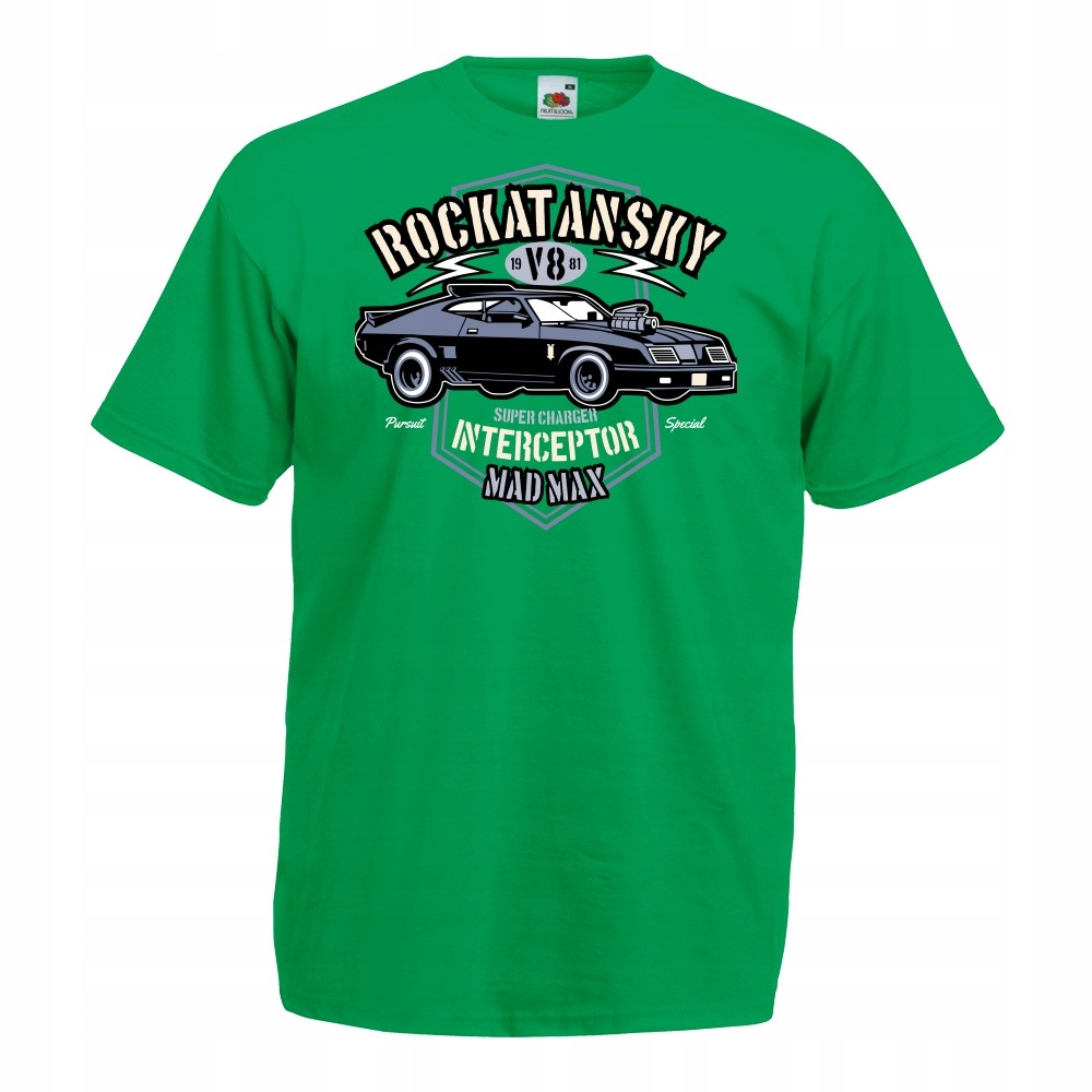 

Koszulka samochód auto rockatansky XL zielona
