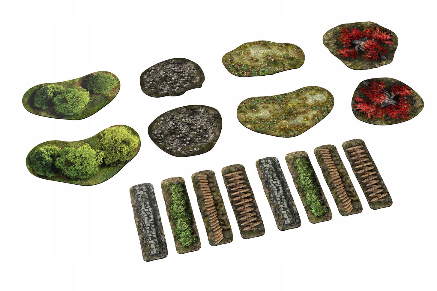 TURNIEJOWY ZESTAW GUMOWYCH TERENÓW 2D - A SONG OF