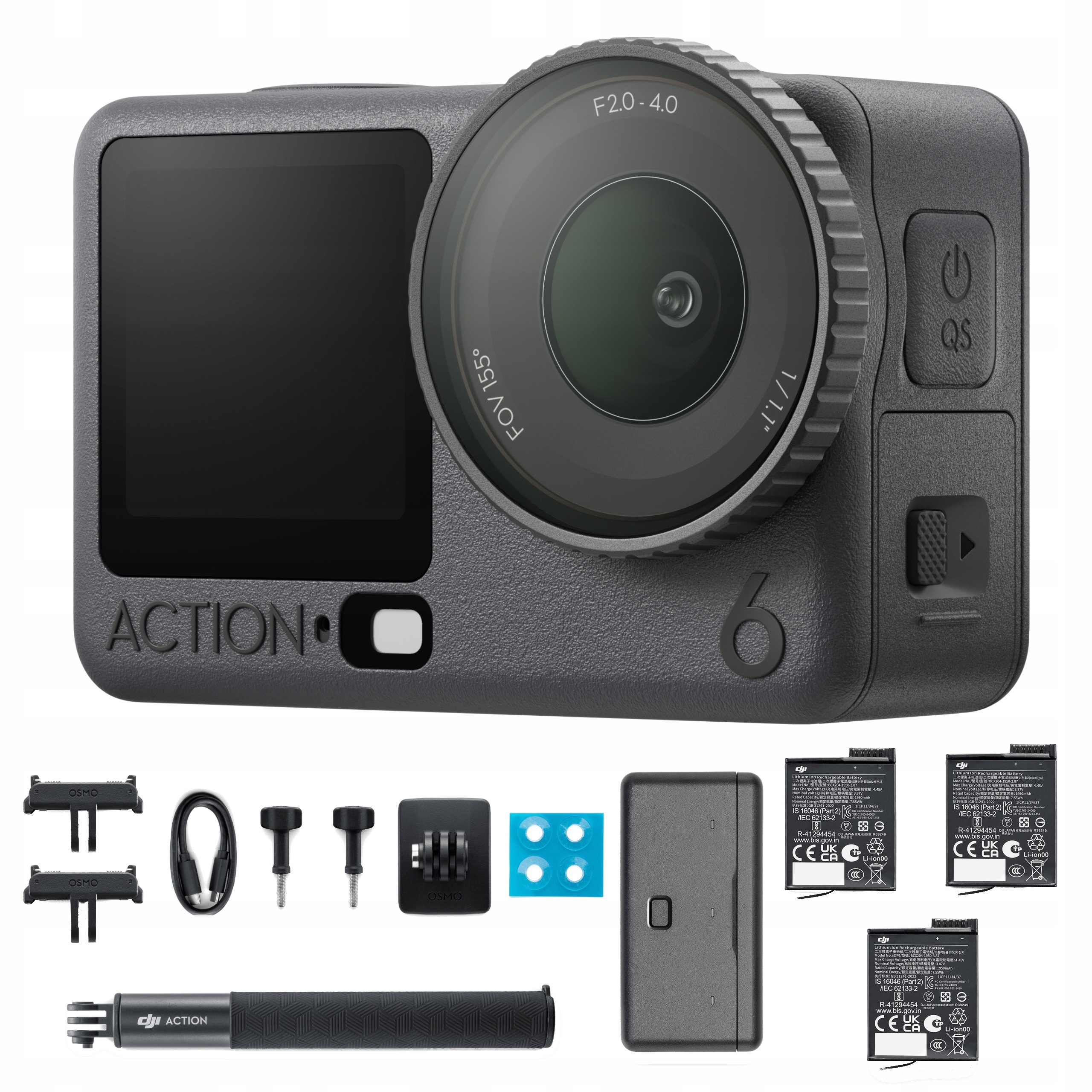 Nowa Kamera Dji Osmo Action 6 Adventure Combo Sportowa Regulowana Przysłona