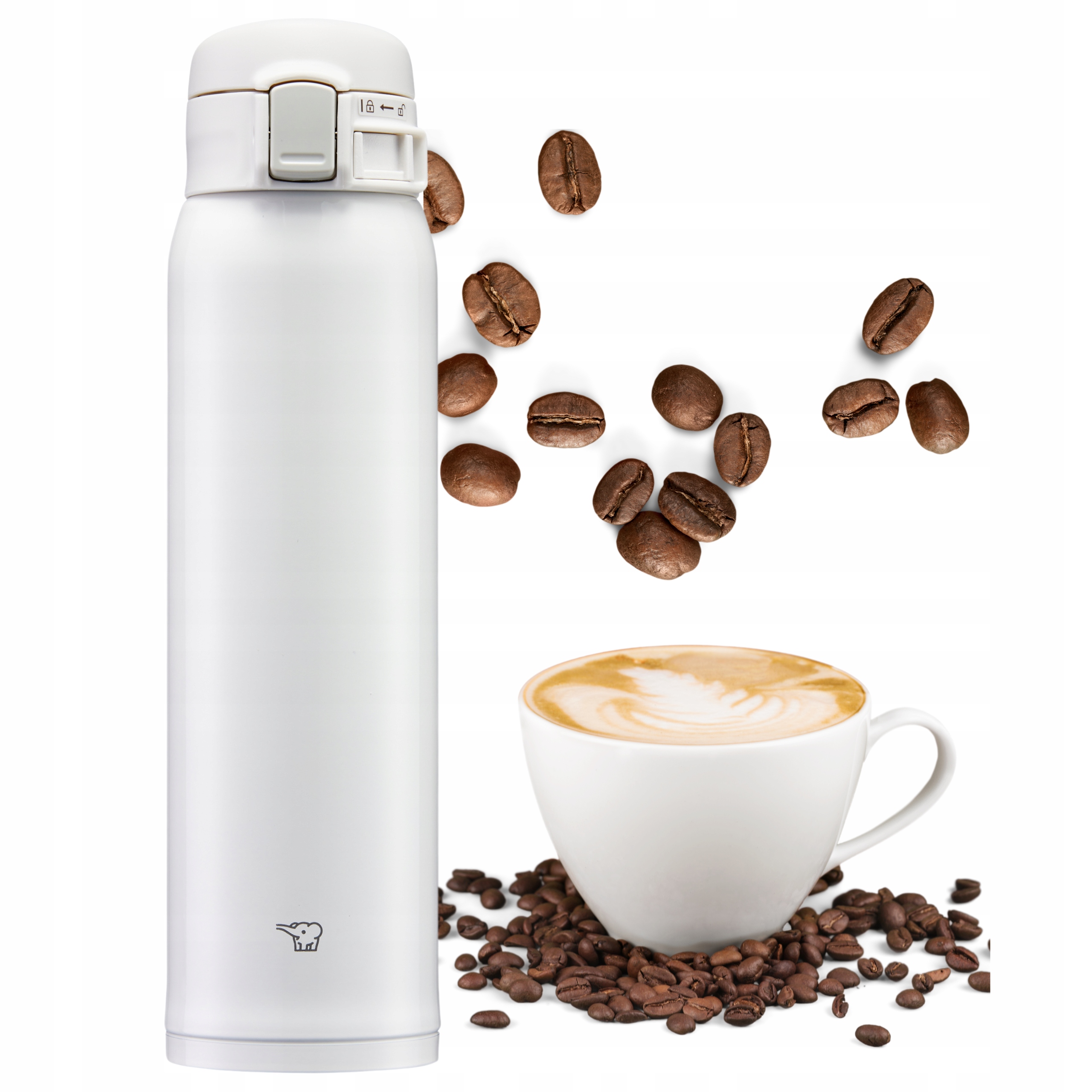 Termohrnek Zojirushi 600 ml na kávu a čaj do práce Velký SM-SR60E-WA