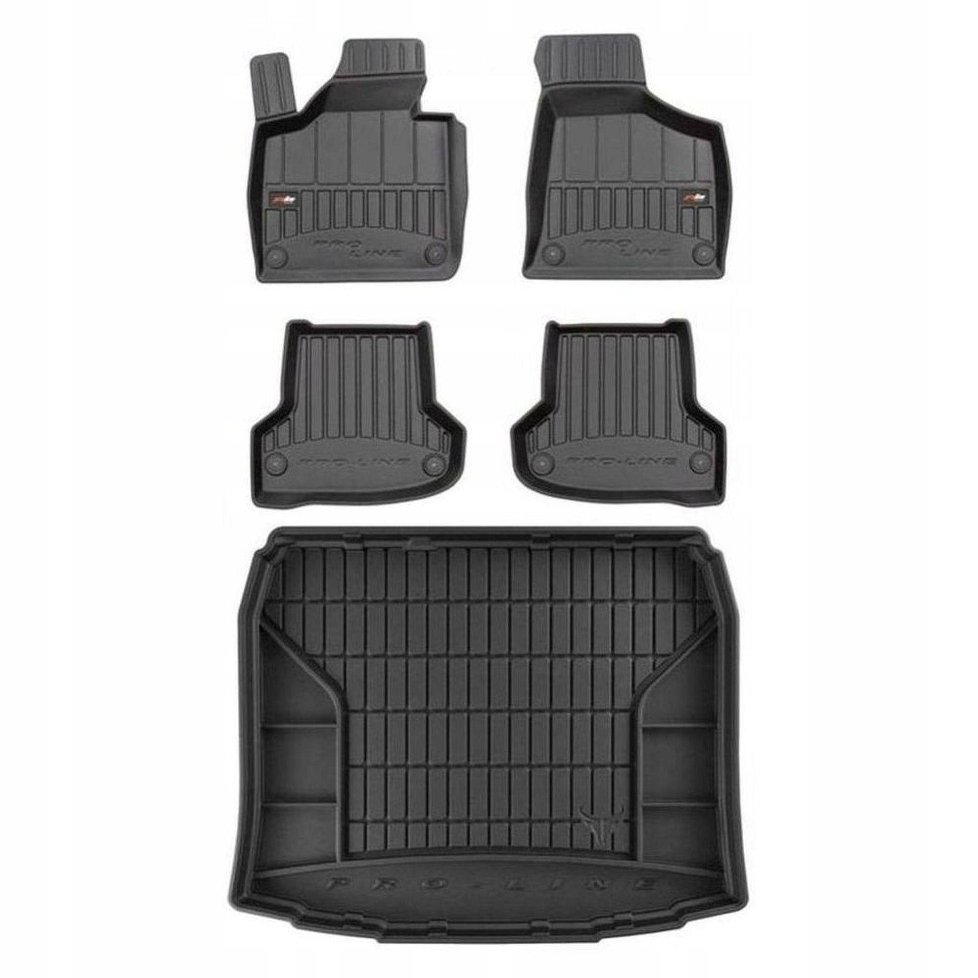 Gumowy zestaw 3D dywaniki i mata Audi A3 Sportback 8P 2003-2013
