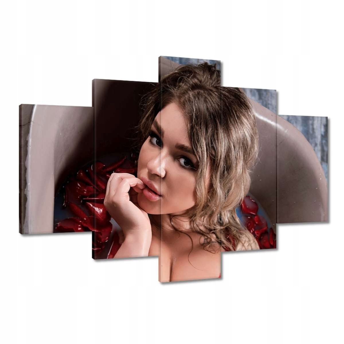 Obrazy 150x105 Romantická koupel Květiny