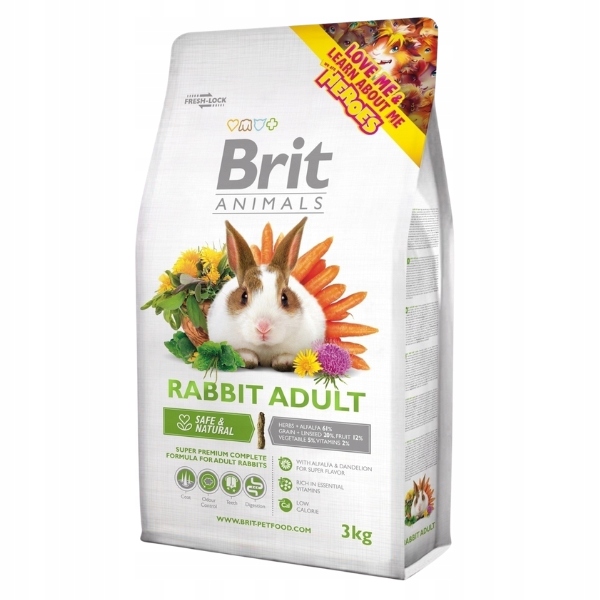 Levně Brit Krmivo pro králíky Rabbit Adult Complete 3 kg
