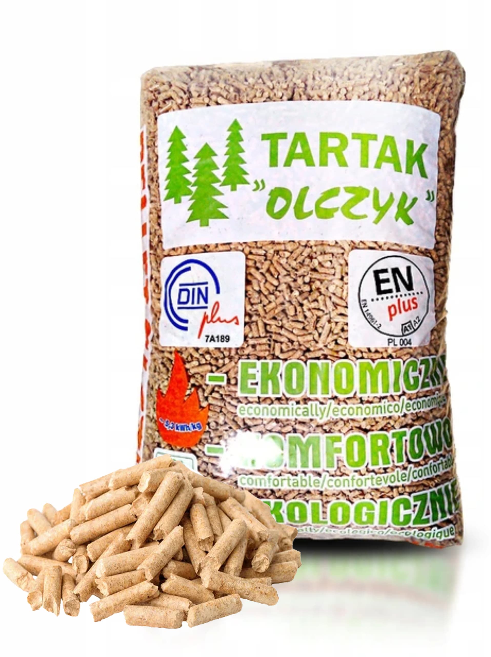 

Pellet Drzewny Olczyk Pelet Certyfikowany 15kg 6MM