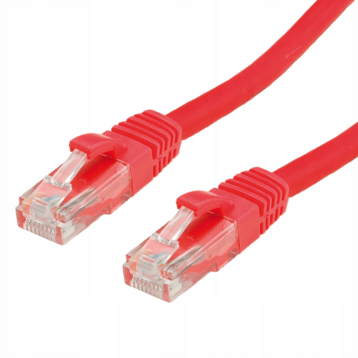 Kabel sieciowy LAN UTP Cat.6A RJ45 czerwony 2m