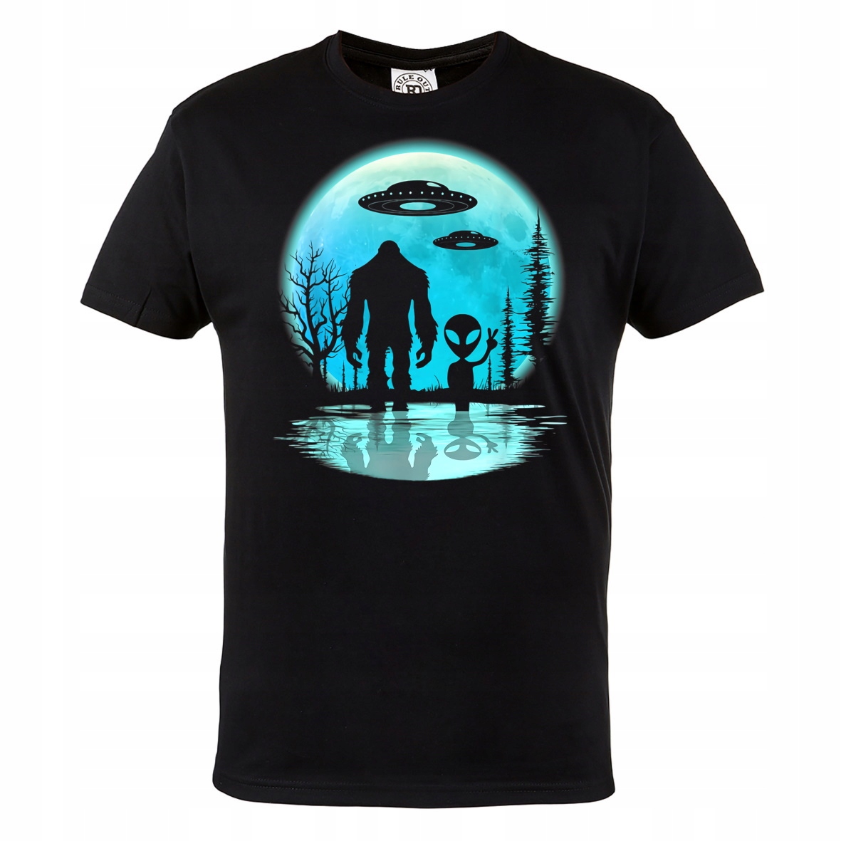

Męska Koszulka Ufo Statek Kosmiczny Obcy Alien