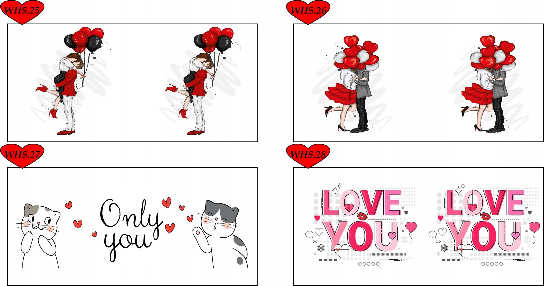 PREZENT NA WALENTYNKI KUBEK DLA NIEJ DLA NIEGO Stan opakowania oryginalne