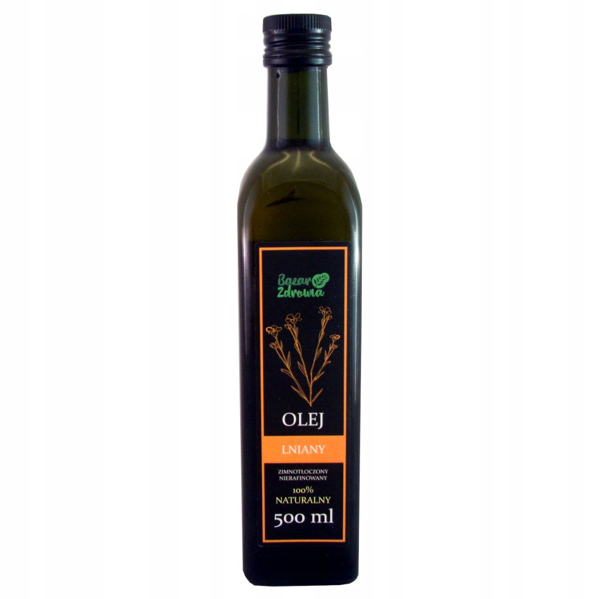 Olej Lniany nierafinowany BUDWINGOWY 500ml +GRATIS