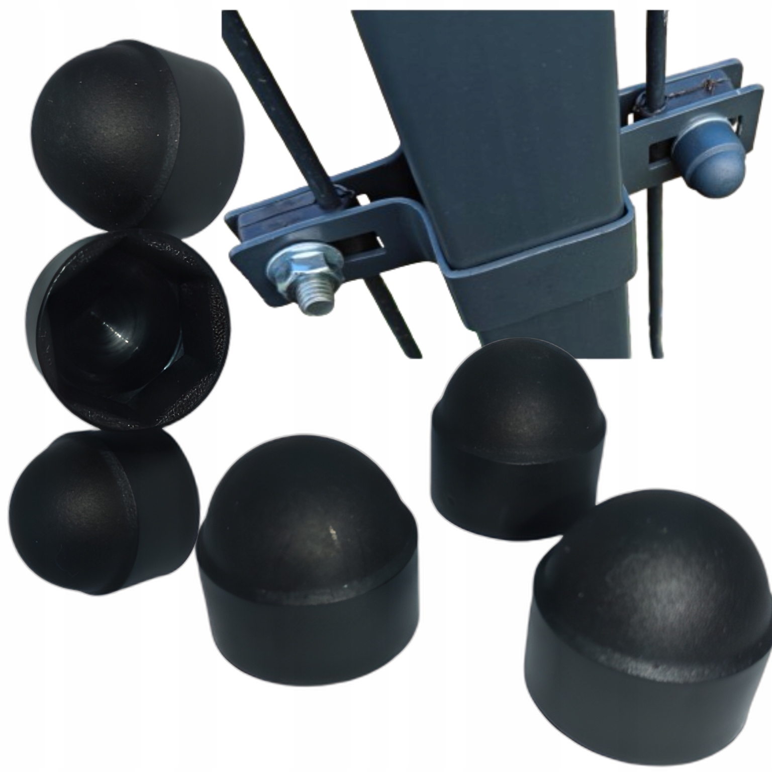 Záslepka kryt šrouby krytka M22/32 20 Ks Černá