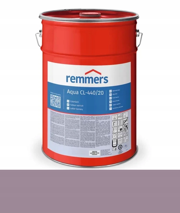 Remmers CL-440/20 Mat barva krycí lak Mdf 2,5L Pastelově fialová