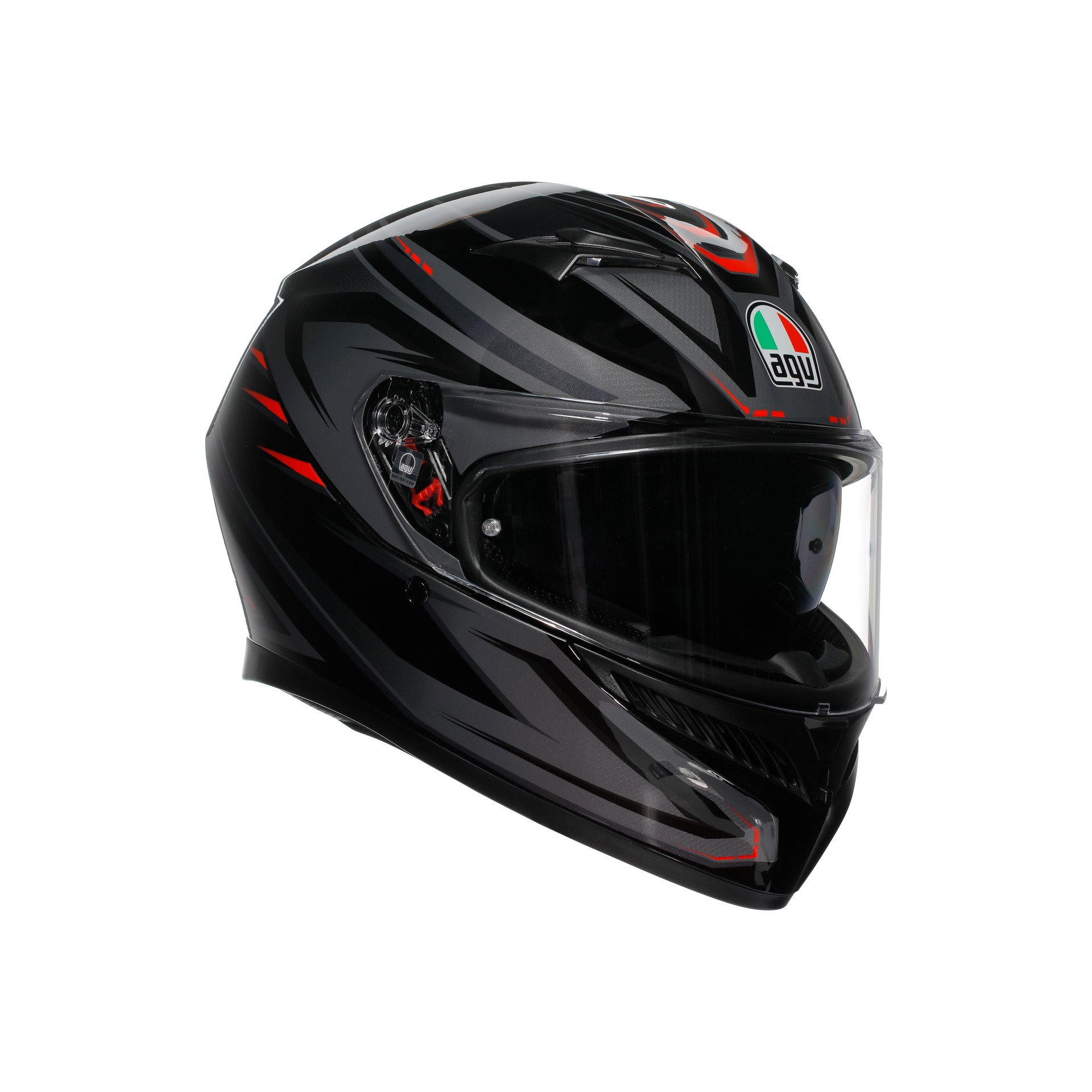 Motocyklová prilba Agv K3 Syth čierna/červená XL