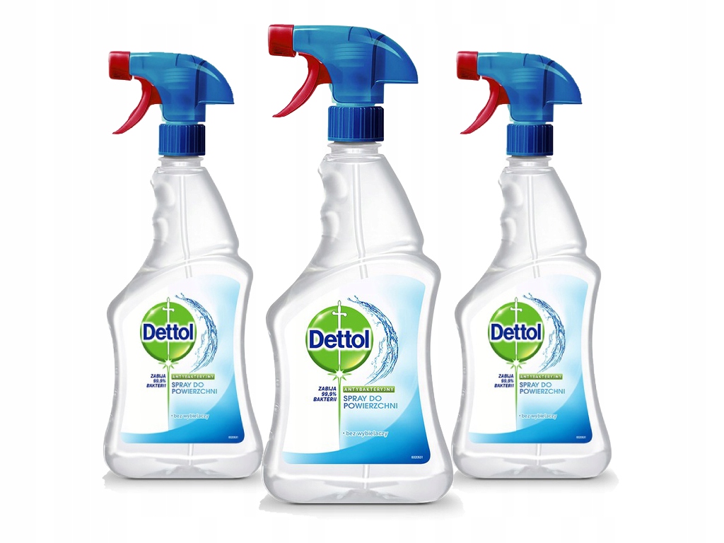 

Dettol spray antybakteryjny do powierzchni 3 szt