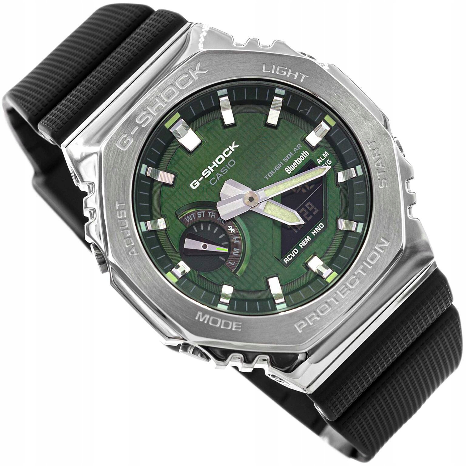 Pánské Hodinky Casio GBM-2100A-1A3ER G-shock Černé S Řemínkem, Solární Napájení, Bluetooth