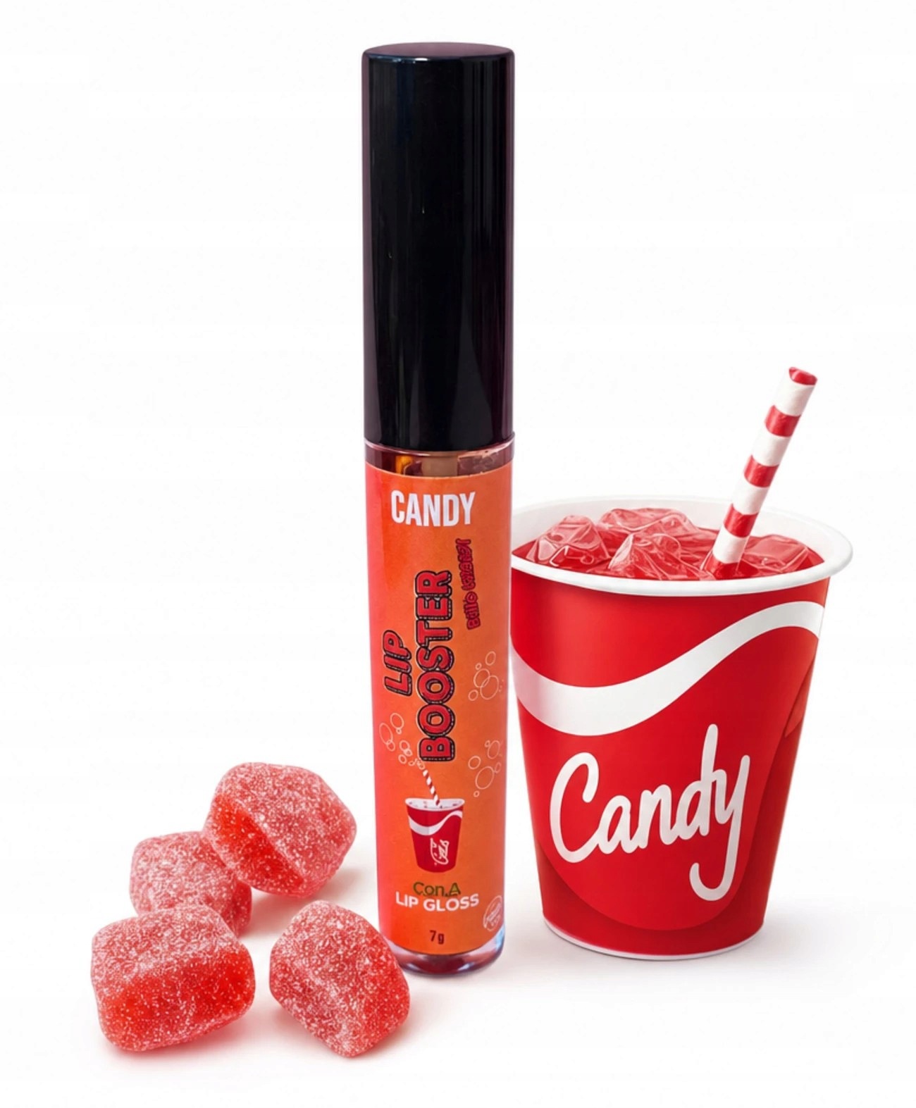 Zvětšovací lesk na rty Cola Zrcadlový lesk Candy Lip Booster 7 G