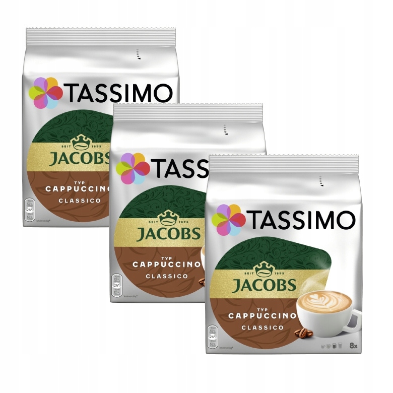 Levně Kapsle Tassimo Jacobs Cappuccino Classico 24ks