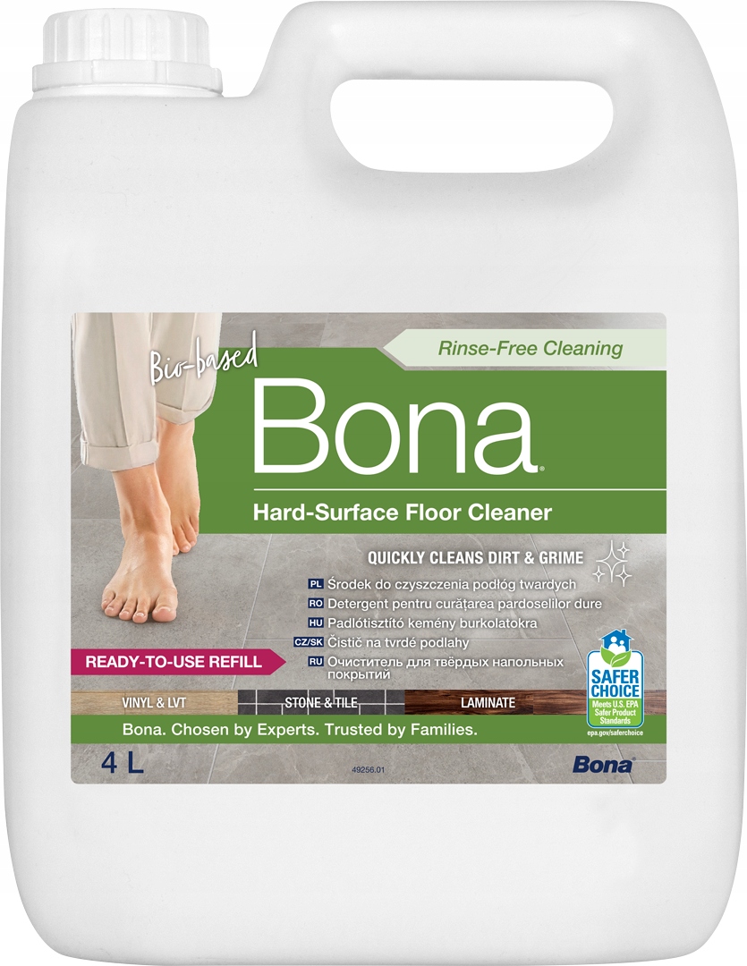 Bona Hard-Surface 4L – prostředek na mytí kamenných podlah, dlaždic a panelů