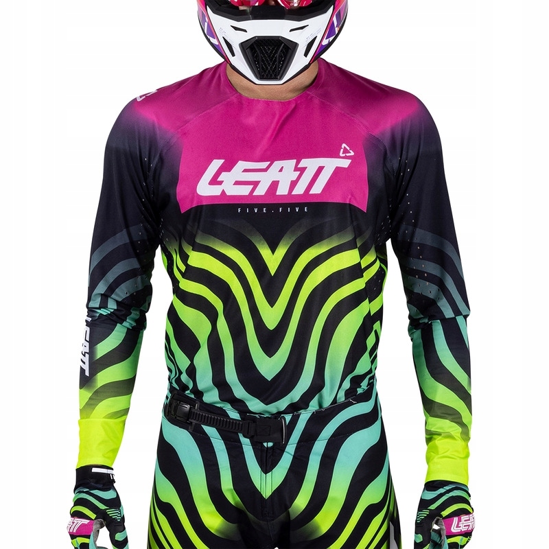 Mikina Leatt Moto 5.5 Ultraweld Tiger Pink (M)