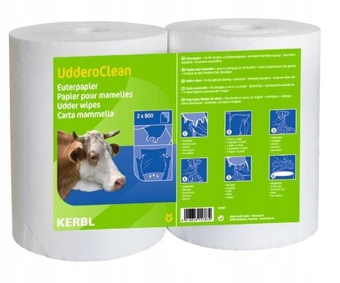 Papír Pro Hygienu Výměn 23X22 CM Za Mokra I Za Sucha 2X800 Listů Kerbl