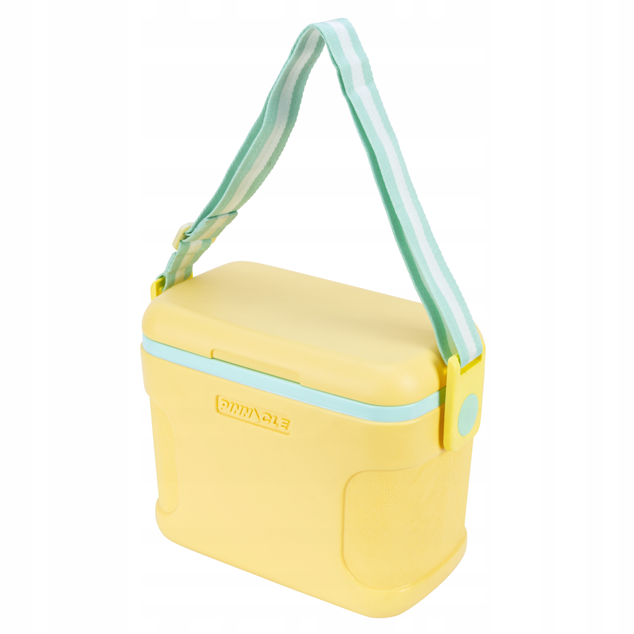 Malá turistická lednička 8 l Žlutá Pinnacle pro piknik na pláži Chladicí Vložka