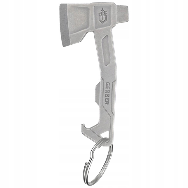 Multitool Brelok do kluczy Siekiera Gerber Hatchet Solid Silver 3w1