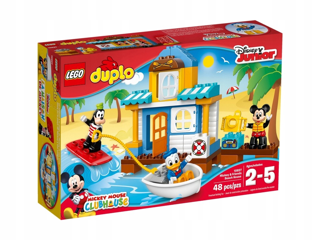 Lego Duplo 10827 Mickey a přátelé Domeček na pláži Nové