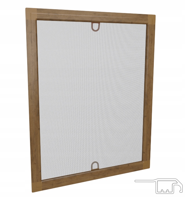 

Moskitiera na okno mocna siatka kolor 50x130cm