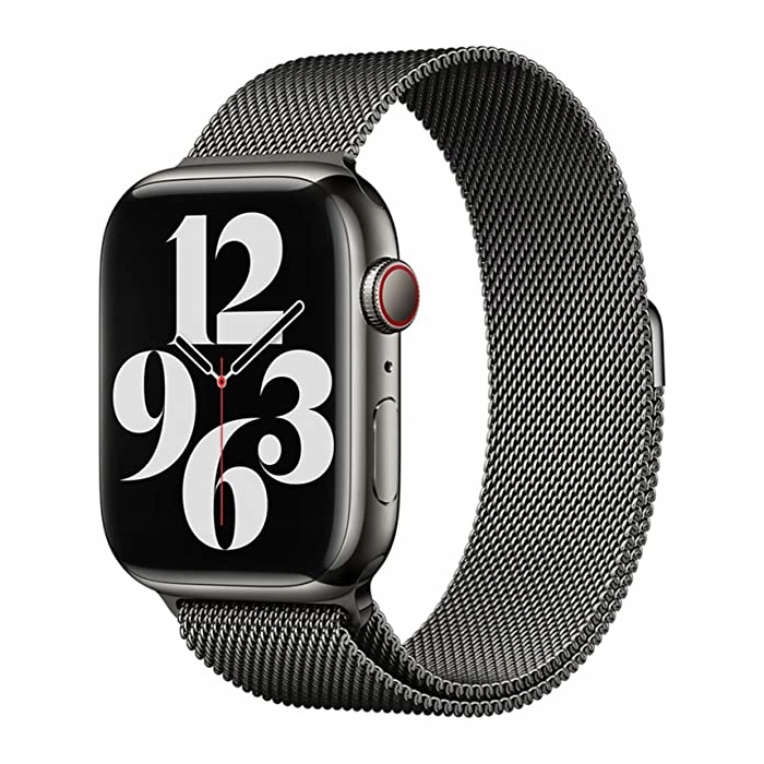 

Pasek Bransoleta Czarna do Apple Watch 38 41 42mm